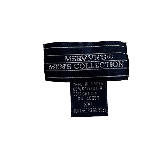 MERVYN’S VINTAGE MEN’S COLLECTION SHORT SLEEVE POLO SZ XXL - Picture 7 of 14
